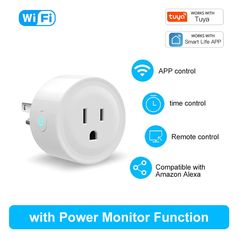 16A Smart Plug Zigbee WiFi Socket