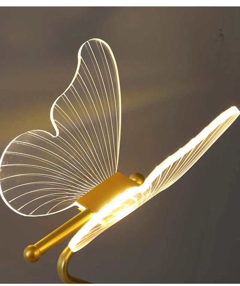 Nordic LED Butterfly Desk Lamp