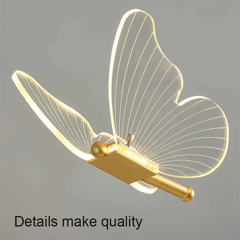 Nordic LED Butterfly Desk Lamp
