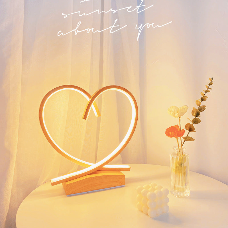 Valentine , Wedding , Room Bedside Lamp Decoration Bedroom