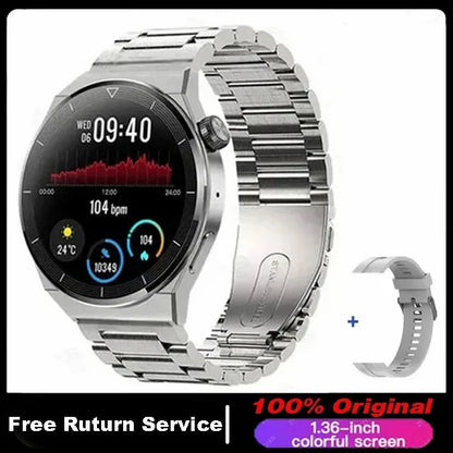 Für Huawei GT4 PRO Smart Uhr Männer Uhr 4 Pro AMOLED HD Bildschirm Bluetooth Anruf GPS NFC Herzfrequenz BloodSugar smartWatch 2024 Neue