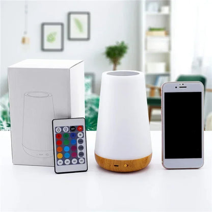 Portable RGB Remote Control Touch Dimmable Lamp
