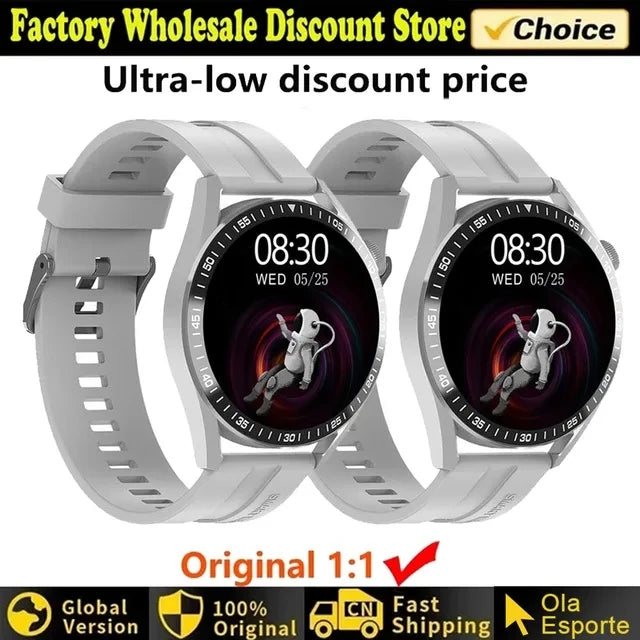 Für Huawei GT4 PRO Smart Uhr Männer Uhr 4 Pro AMOLED HD Bildschirm Bluetooth Anruf GPS NFC Herzfrequenz BloodSugar smartWatch 2024 Neue