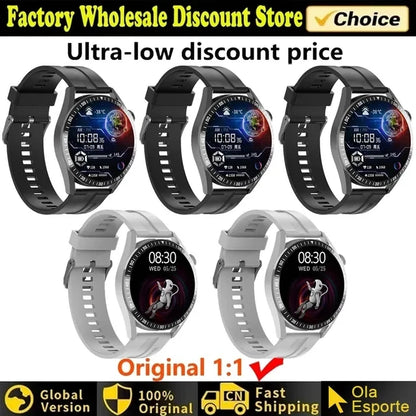 Für Huawei GT4 PRO Smart Uhr Männer Uhr 4 Pro AMOLED HD Bildschirm Bluetooth Anruf GPS NFC Herzfrequenz BloodSugar smartWatch 2024 Neue