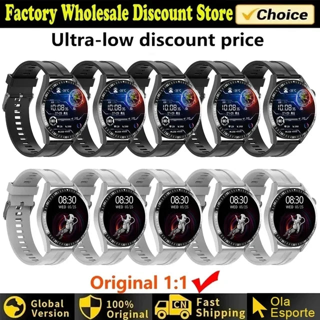 Für Huawei GT4 PRO Smart Uhr Männer Uhr 4 Pro AMOLED HD Bildschirm Bluetooth Anruf GPS NFC Herzfrequenz BloodSugar smartWatch 2024 Neue
