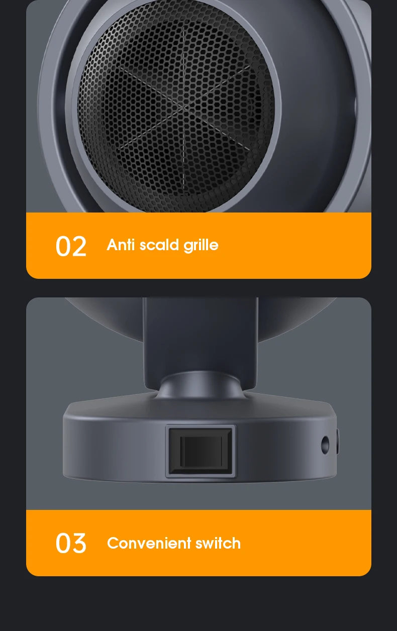 Small desktop electric Heater