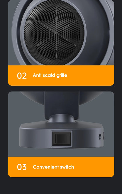 Small desktop electric Heater