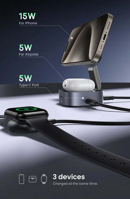 25W Magnetic Wireless Charger Stand