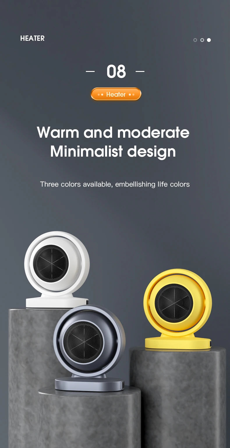 Small desktop electric Heater