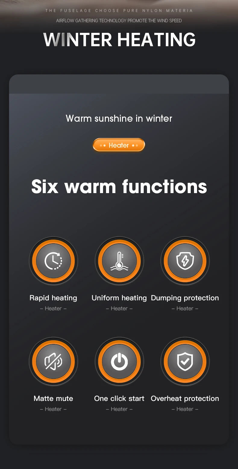 Small desktop electric Heater