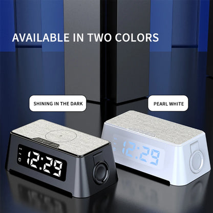 3 in 1 Wireless Charger with Digital Alarm Clock