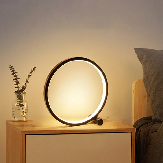 25CM Circular Desk Lamps For Living Room