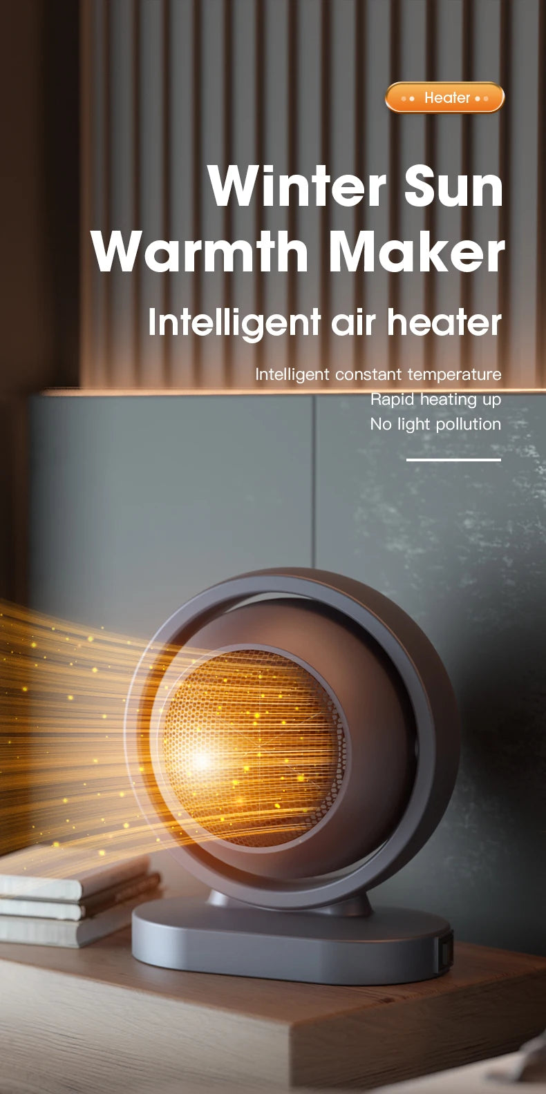 Small desktop electric Heater