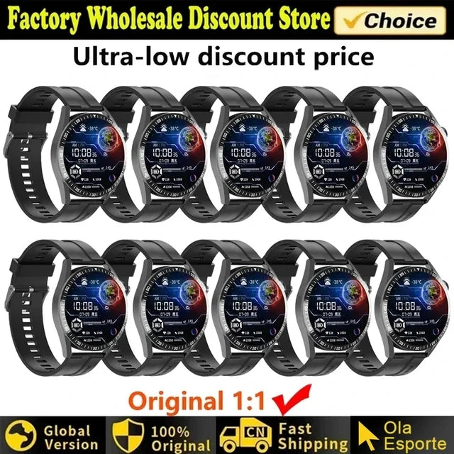 Für Huawei GT4 PRO Smart Uhr Männer Uhr 4 Pro AMOLED HD Bildschirm Bluetooth Anruf GPS NFC Herzfrequenz BloodSugar smartWatch 2024 Neue