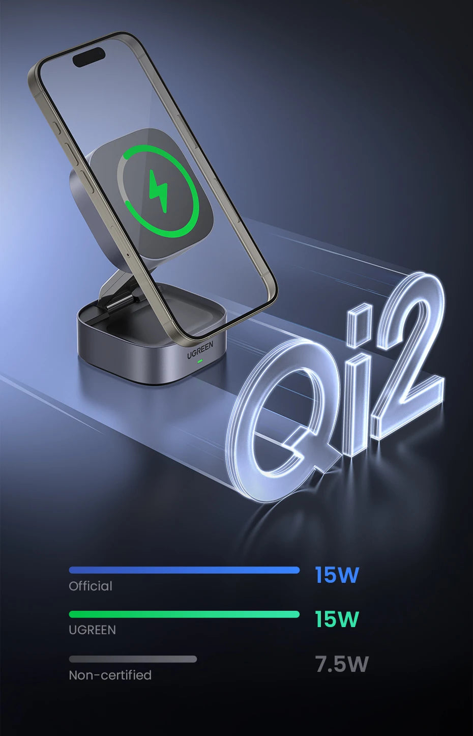 25W Magnetic Wireless Charger Stand