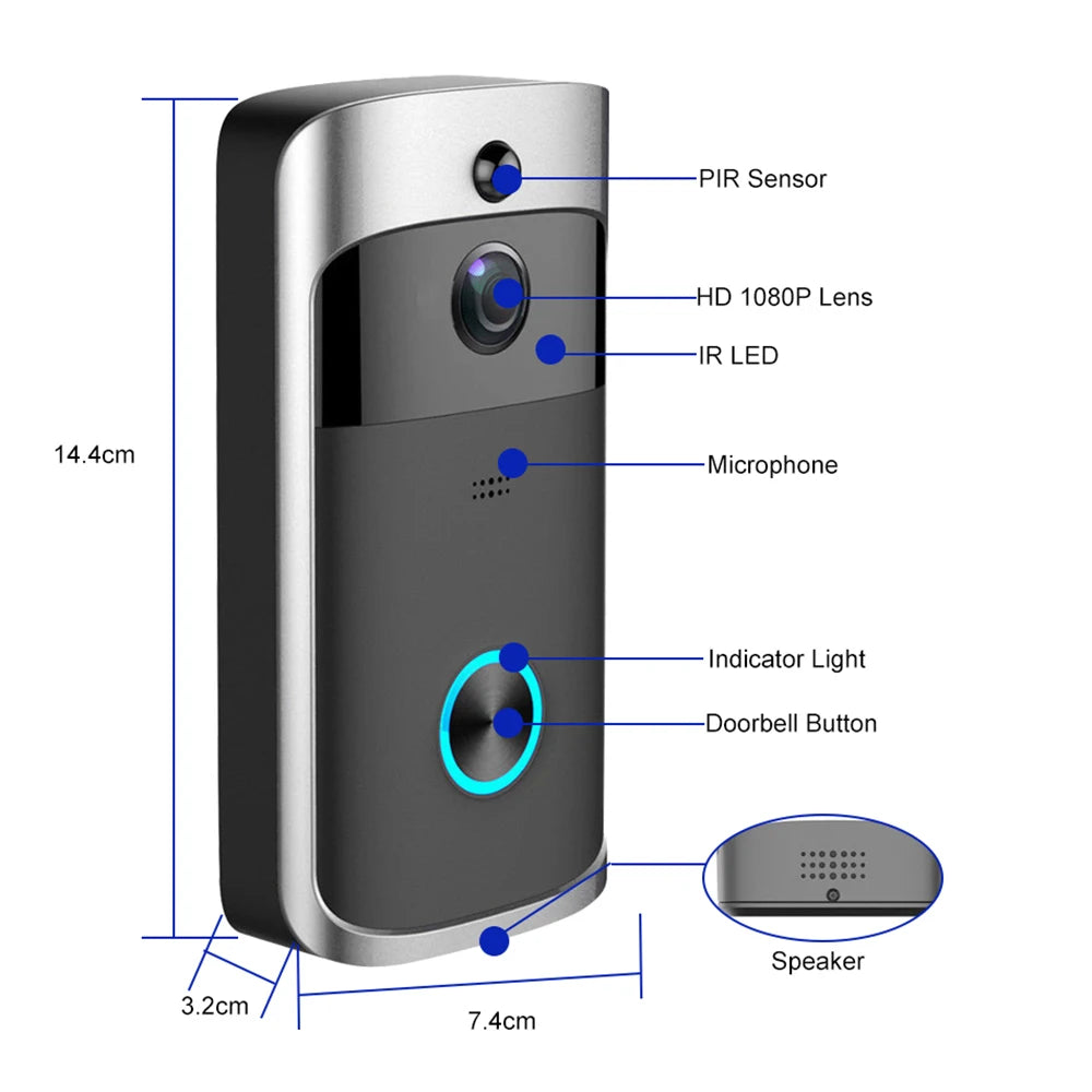 Smart Home Wireless WIFI doorbell