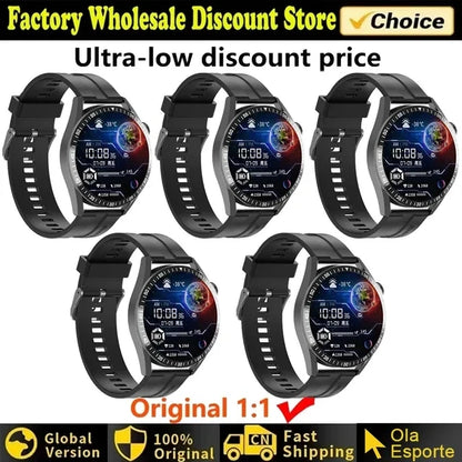 Für Huawei GT4 PRO Smart Uhr Männer Uhr 4 Pro AMOLED HD Bildschirm Bluetooth Anruf GPS NFC Herzfrequenz BloodSugar smartWatch 2024 Neue