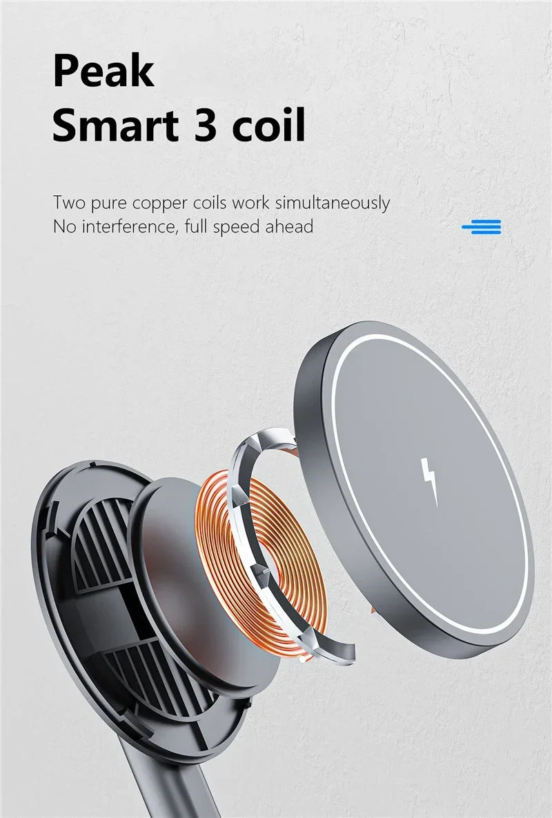 2 In 1 Magnetic Wireless Charger Stand