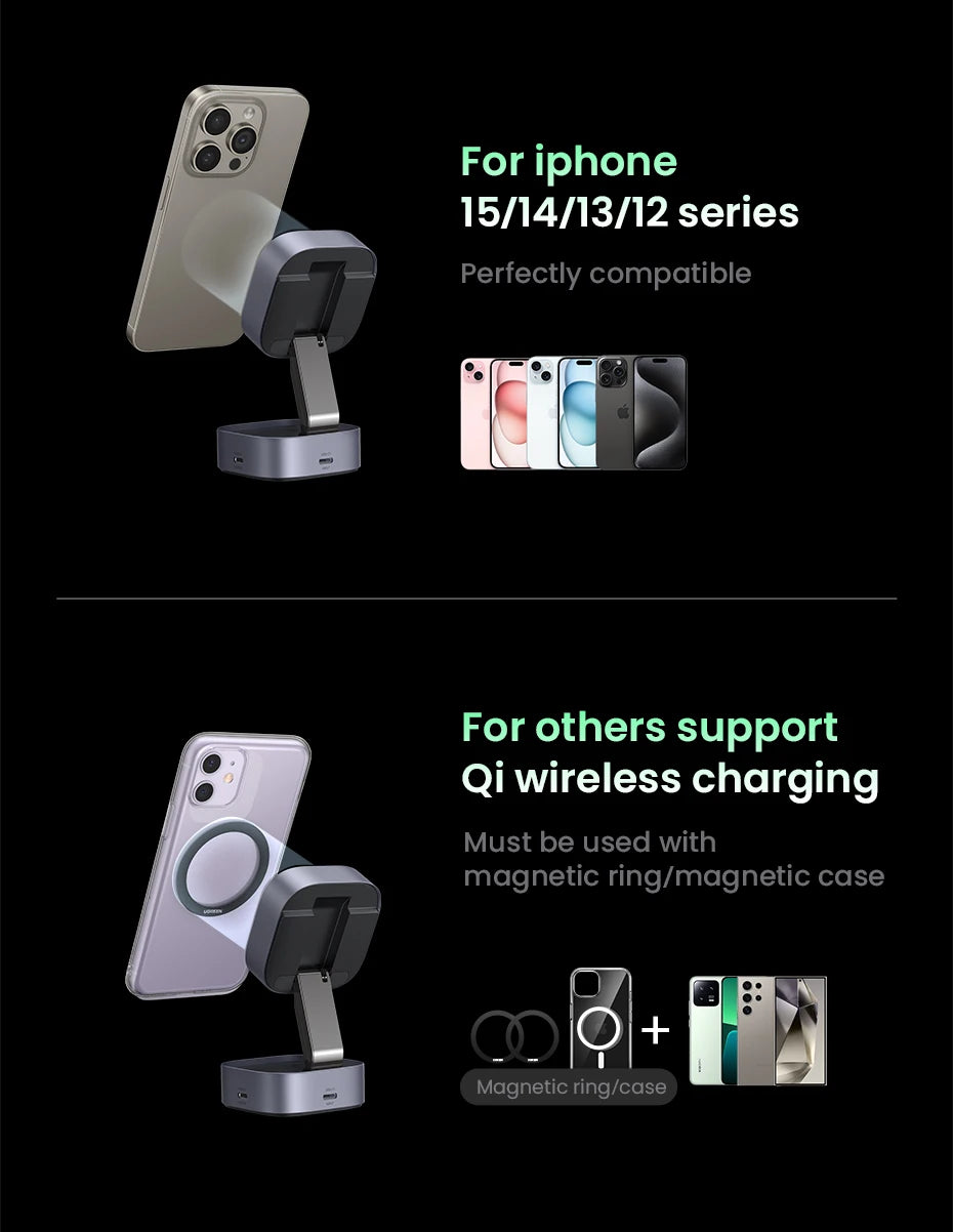25W Magnetic Wireless Charger Stand
