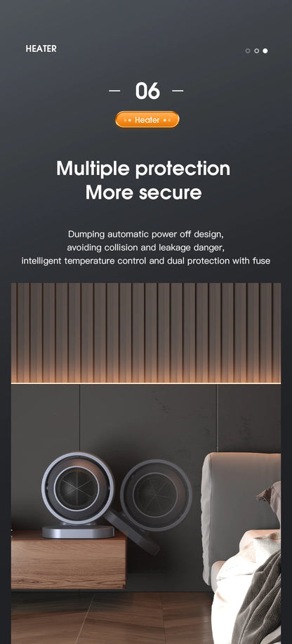 Small desktop electric Heater