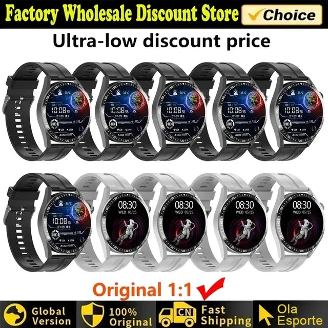 Für Huawei GT4 PRO Smart Uhr Männer Uhr 4 Pro AMOLED HD Bildschirm Bluetooth Anruf GPS NFC Herzfrequenz BloodSugar smartWatch 2024 Neue