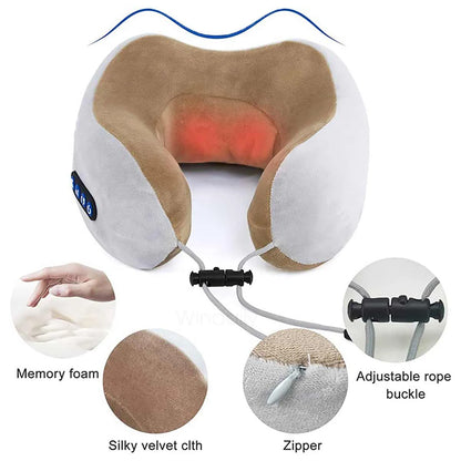 U Shaped Massage Pillow For Body Relaxation