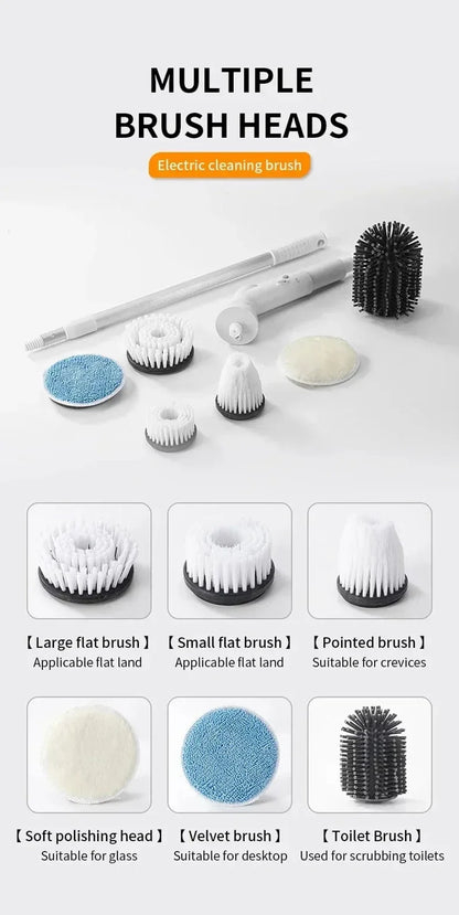 6-in-1 Electric Cleaning Brush