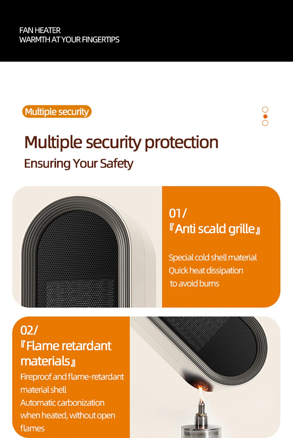 Portable Warmer Home Heater with Remote Control