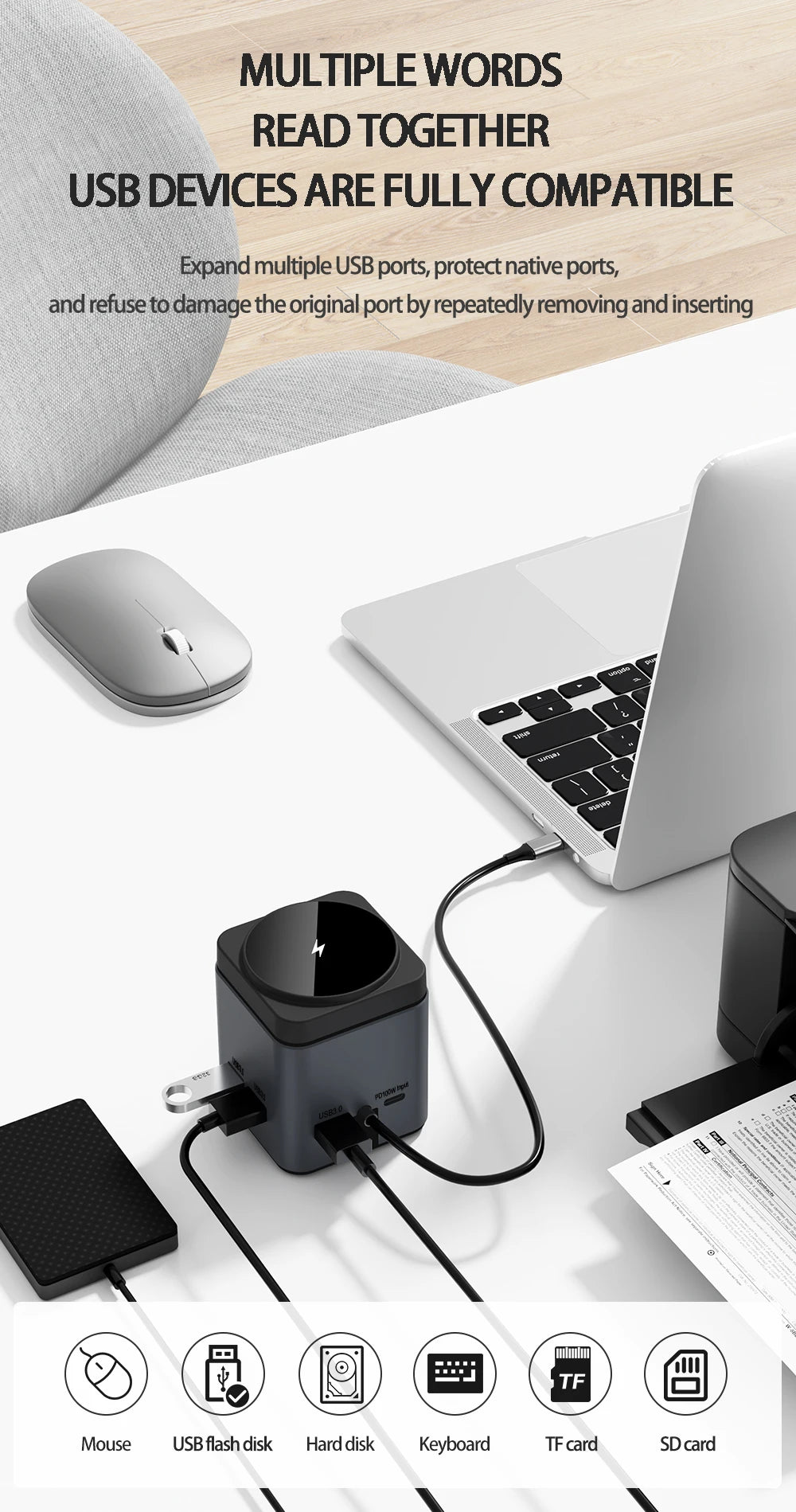 8 In 1 Magnetic Wireless Charger Stand