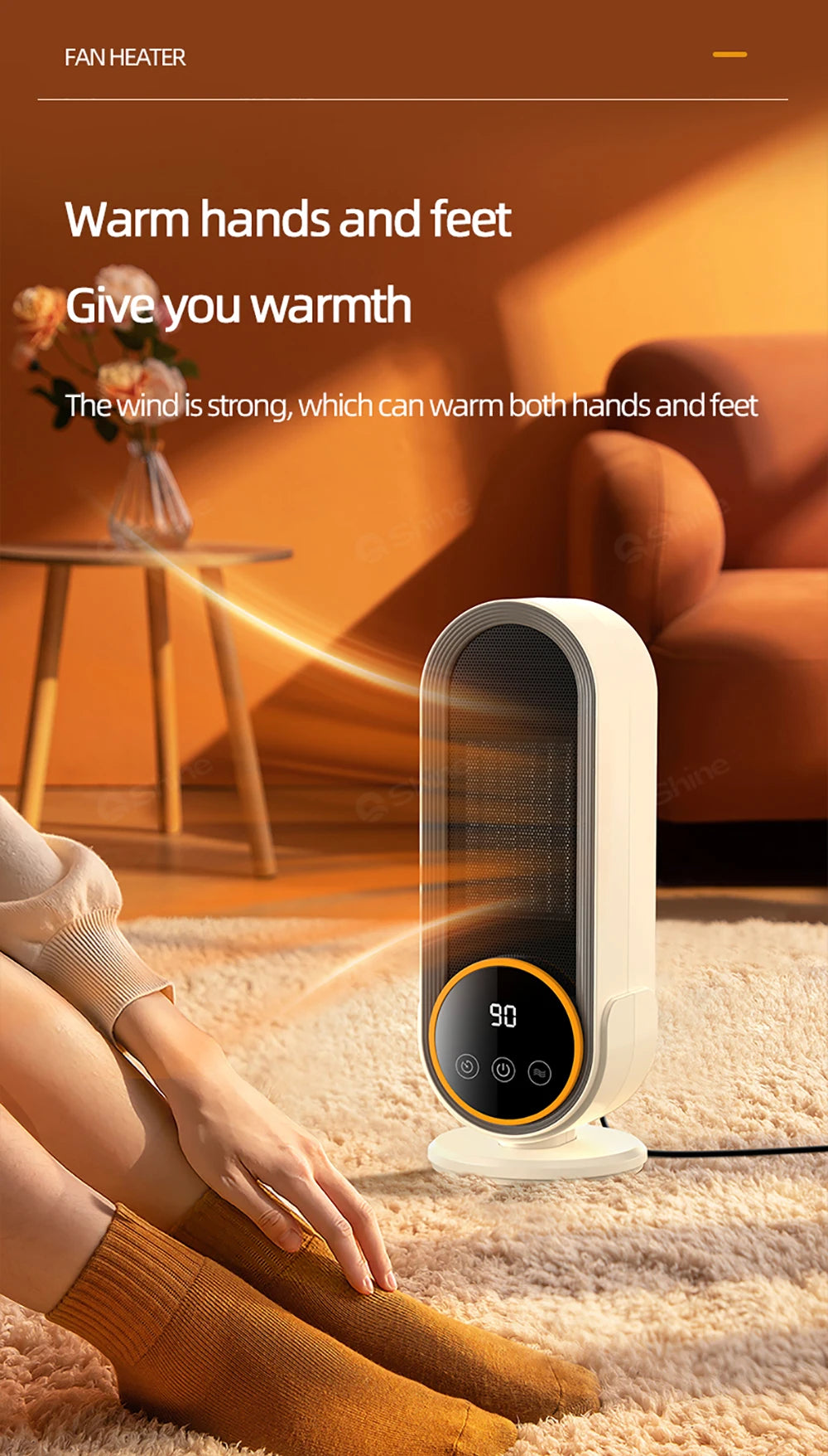 Portable Warmer Home Heater with Remote Control