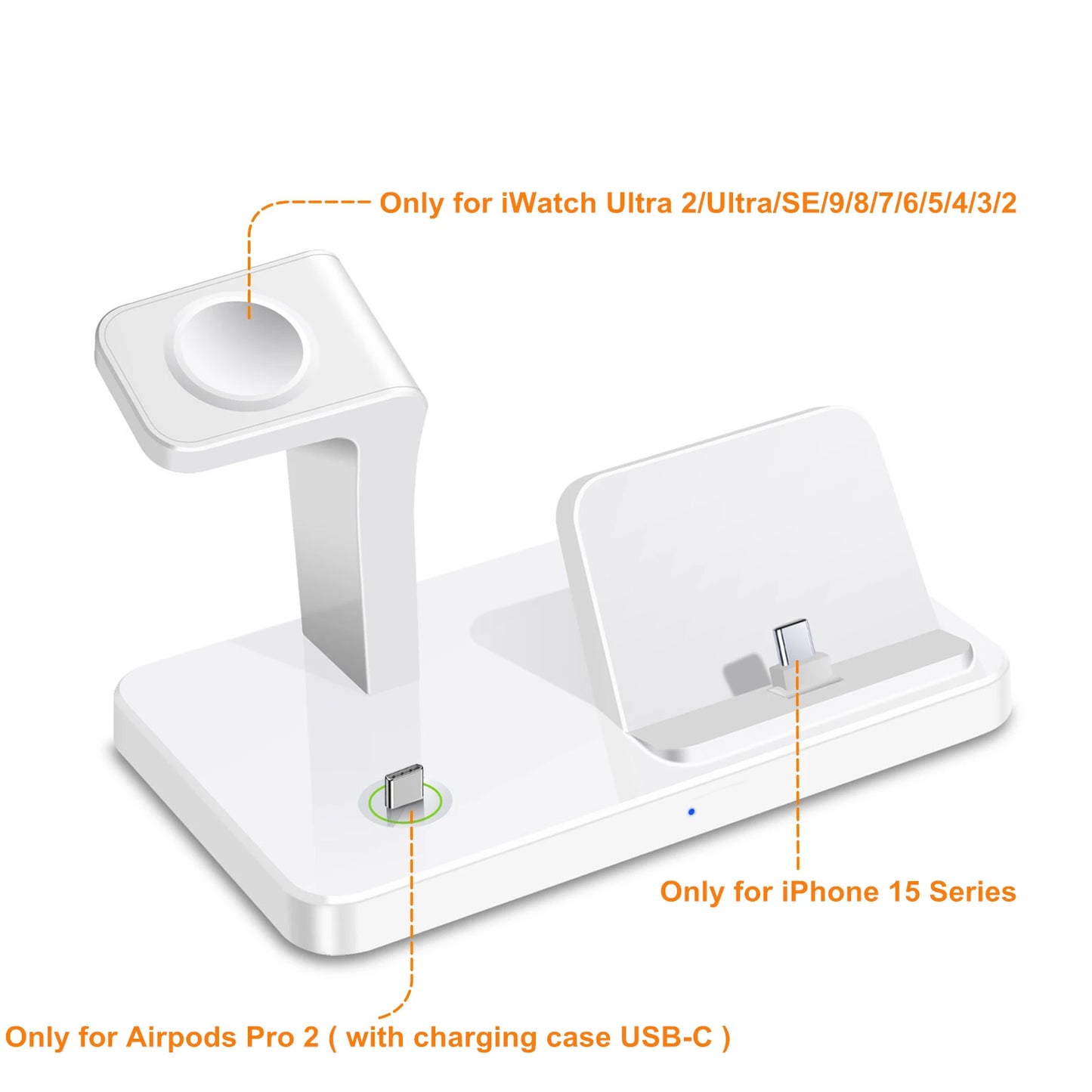 3 in 1 Wireless Charger Dock Station