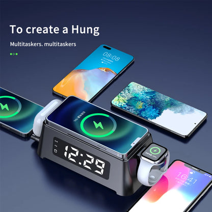 3 in 1 Wireless Charger with Digital Alarm Clock