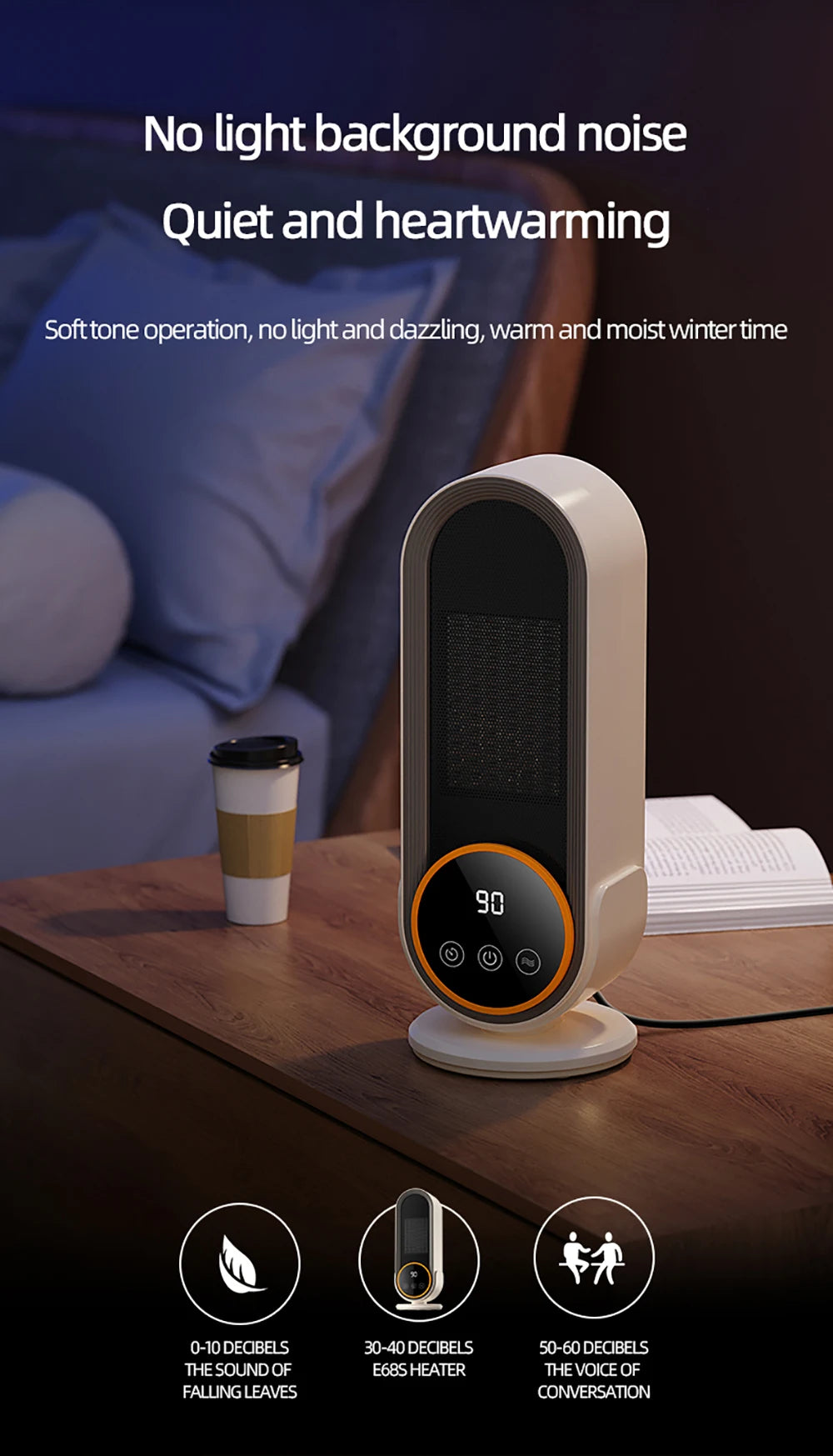 Portable Warmer Home Heater with Remote Control