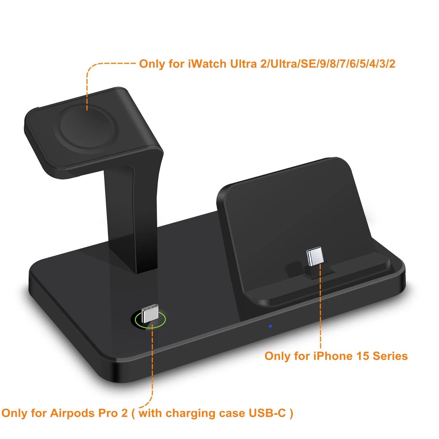 3 in 1 Wireless Charger Dock Station