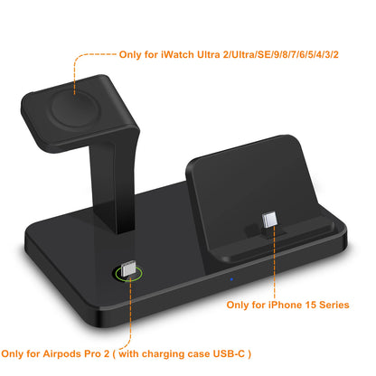 3 in 1 Wireless Charger Dock Station